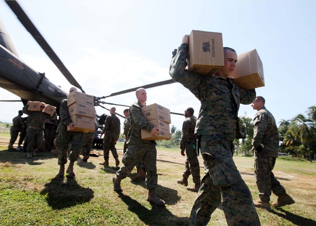 2010: Relief efforts in Haiti